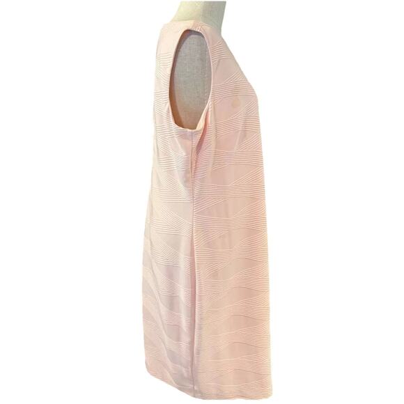 Tommy Hilfiger Bodycon Dress Womens 16 Pink Textured Pastel Informal Back Zip - Picture 3 of 7
